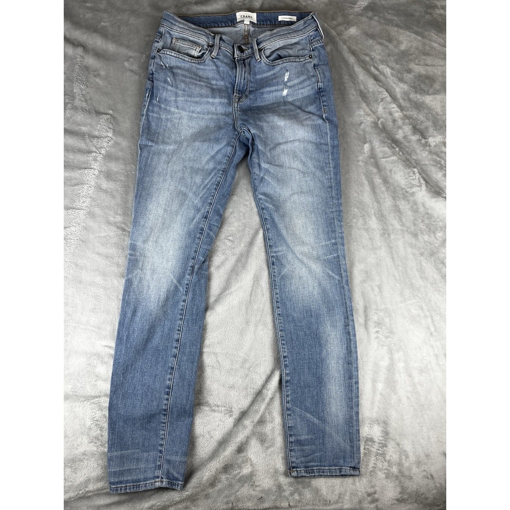 Frame Women's Denim‎ L'Homme Skinny Jeans Light Wash Size 32